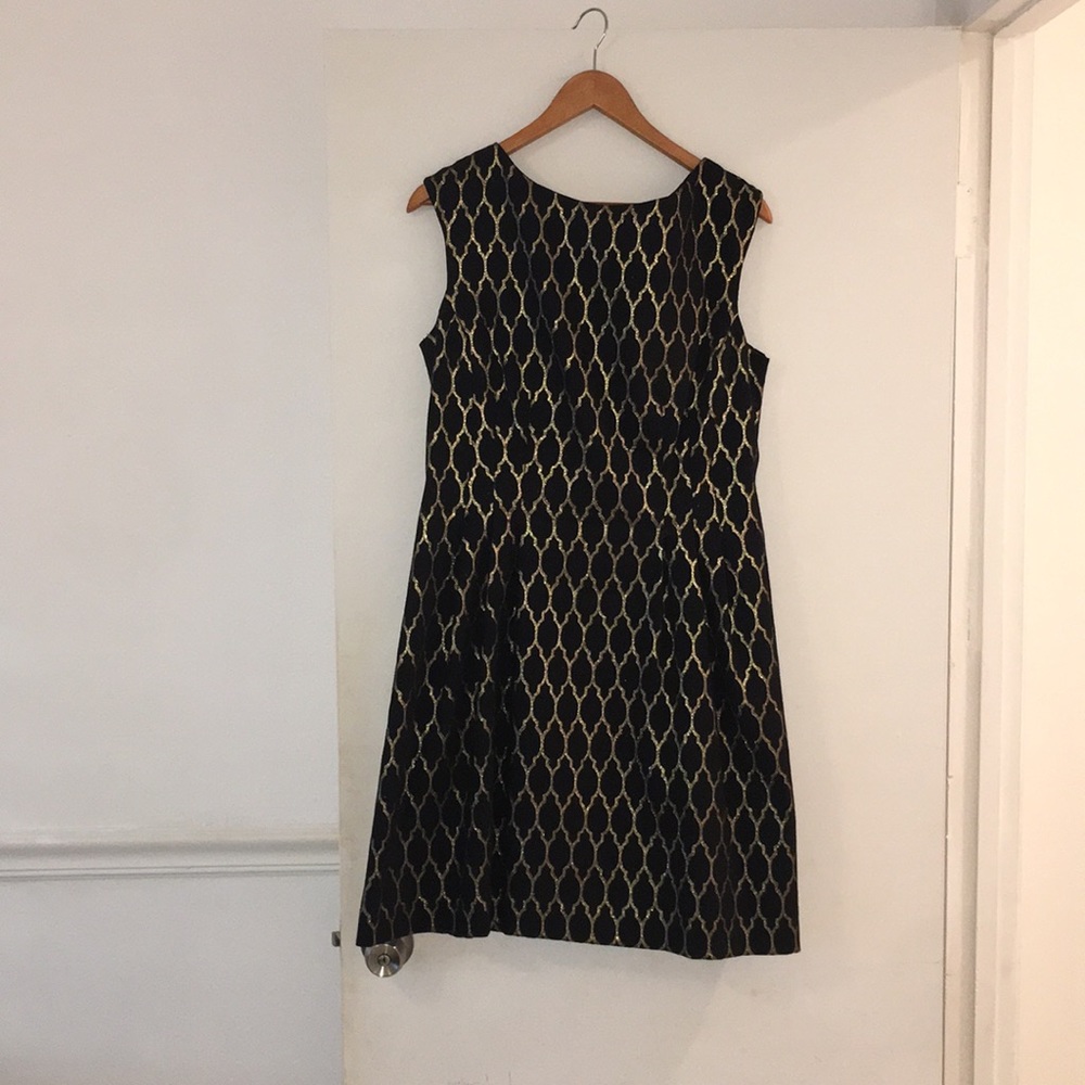 Black and gold Short dress